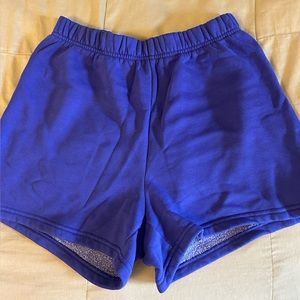 Aritzia Cozy Fleece Shorts